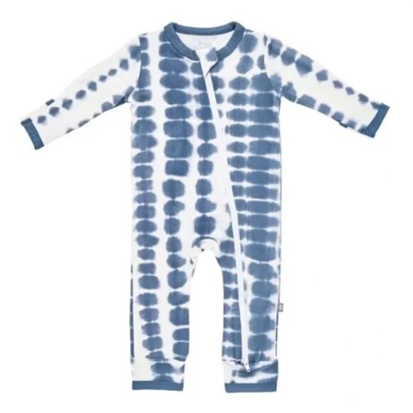 Kyte Baby Steel Riptide Zippered Romper 6-12 months - Picture 1 of 7
